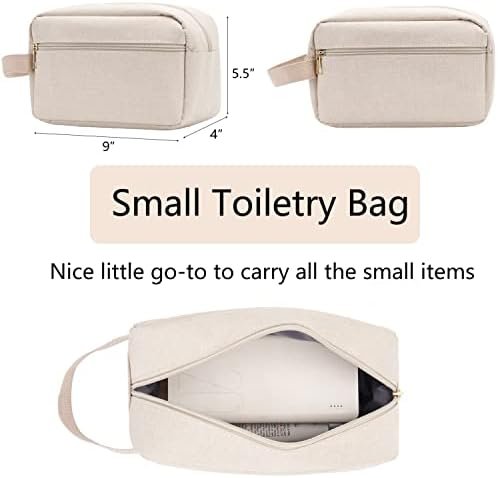 MINKARS Weekender Bag with Shoe Compartment Travel Tote Overnight Bag, Personal Item Bag for Airlines 17 Inch, Beige - Image 6