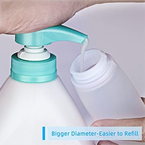 Silicone Travel Bottles for Toiletries TSA Approved Travel Size Containers Set 4 Pack Portable Leak Proof Refillable Cosmetic Squeeze Bottles Shampoo Hair Conditioner Body Lotion Bath Shower Gel - Image 4