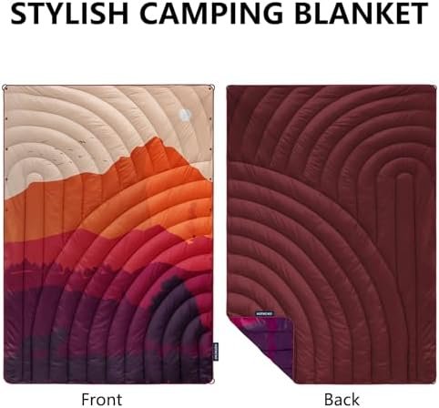 Camping Blanket,Lightweight Puffy Camping Blanket Packable Down Camping Blanket for Outdoor,Traveling, Stadium, Hiking, Picnics - Image 2
