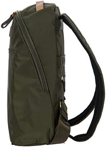 Bric's X-Travel City Backpack - 13 Inch - Travel Backpack for Women and Men - Designer Bag with Large Pockets - Olive - Image 4