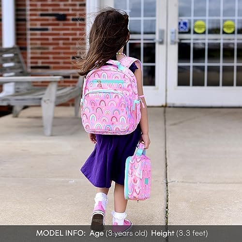 mibasies Toddler Backpack for Girls and Boys 2-4, Preschool Kindergarten Backpack, Cute Kids Backpacks for Girls(Rainbow) - Image 7