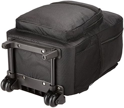 Rockland Double Handle Rolling Backpack, Black, 17-Inch - Image 7
