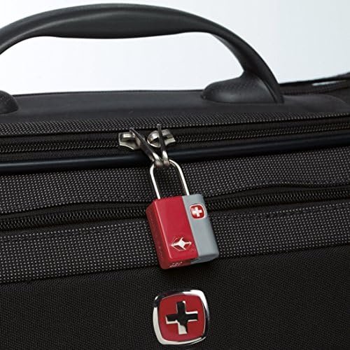 SwissGear TSA-Approved Travel Sentry Luggage Locks - Set of 2 Mini Locks with 2 Keys, Red, One Size - Image 2