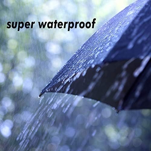 TOPULORS 43 In Long Stick Umbrella for Men and Women,Automatic Open, Double Strong Umbrella Bone for Outdoor Use-Purplish Blue(2 Pack) - Image 7