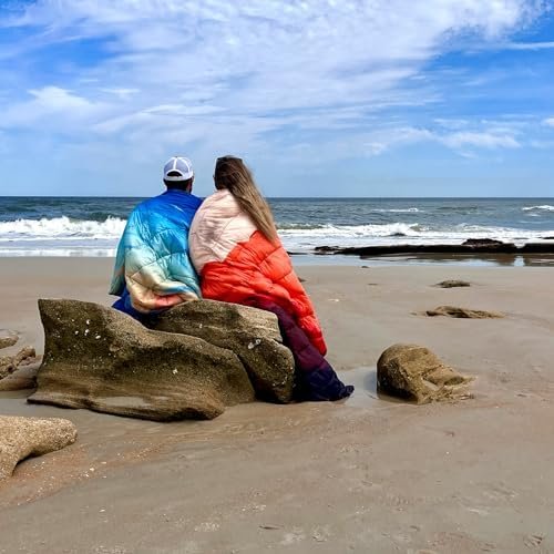 Camping Blanket,Lightweight Puffy Camping Blanket Packable Down Camping Blanket for Outdoor,Traveling, Stadium, Hiking, Picnics - Image 6