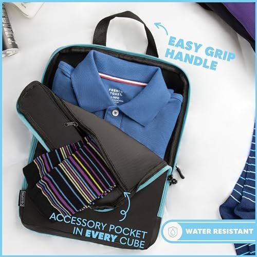 Compression Packing Cubes Travel, 4 Set/6 Set Packing Cubes for Carry on Suitcase, Suitcase Organizer Bags Set, Compression Bags Travel, Best Travel Packing Cubes Compression - with Inside Pockets - Image 4