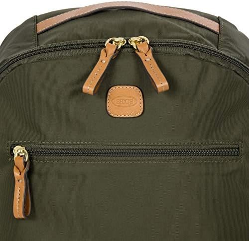 Bric's X-Travel City Backpack - 13 Inch - Travel Backpack for Women and Men - Designer Bag with Large Pockets - Olive - Image 6