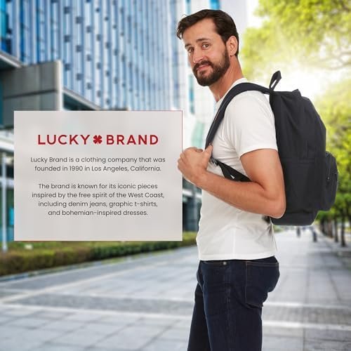 Lucky Backpack for Men, Premium Laptop Backpack, Travel Backpack for Women, Lightweight Backpacks, Comfortable Mens Back Pack - Image 6