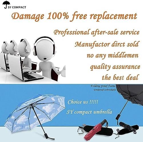 SY COMPACT Travel umbrella Automatic Windproof umbrellas-Factory Store - Image 7