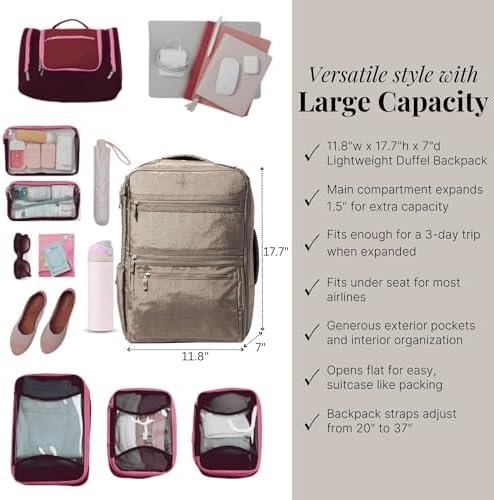 Baggallini Modern Convertible Travel Backpack - Image 4