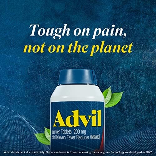 Advil Pain Reliever and Fever Reducer, Pain Relief Medicine with Ibuprofen 200mg for Headache, Backache, Menstrual Pain and Joint Pain Relief - 10 Coated Tablets - Image 7