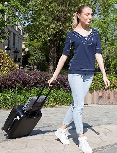 BlueHills Premium Soft Travel Blanket Pillow Airplane Flight Blanket Throw Bag Pillowcase Compact Large Blanket 2 in 1 Combo Warm Traveling Plane Essentials Portable Gifts Lightweight Grey Gray T007 - Image 5