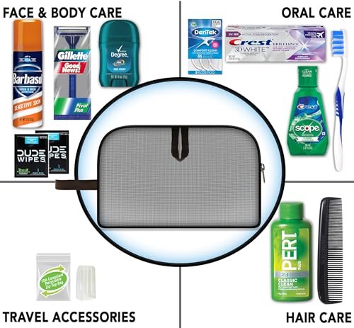 Convenience Kits “Man On The Go” Premium 10-Piece Travel Kit - Image 3