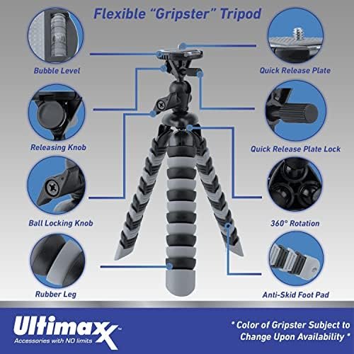 Ultimaxx Essential Accessory Bundle + Sony Cyber-Shot DSC-RX100 VII Digital Camera + SanDisk 64GB Ultra SDXC, 2X Replacement Batteries with Travel Charger, Mini “Gripster” Tripod & More (19pc Bundle) - Image 7