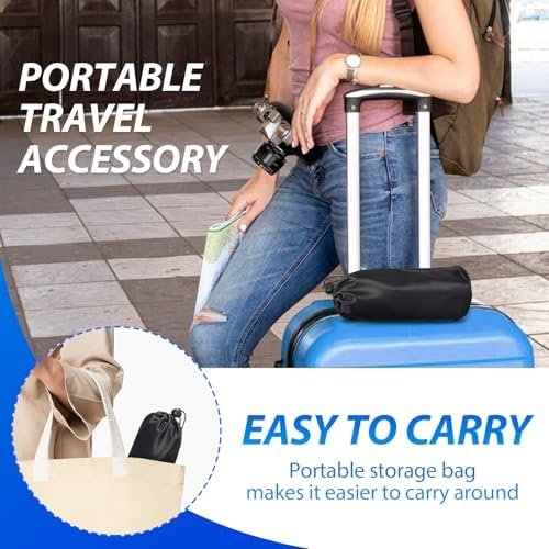 Airplane Foot Hammock for Plane Travel - Airplane Foot Rest Travel Accessories Foot Rest for Air Travel - Airplane Travel Essentials for Women/Man Long Flight Must Haves - Travel Gifts for Women/Man - Image 6