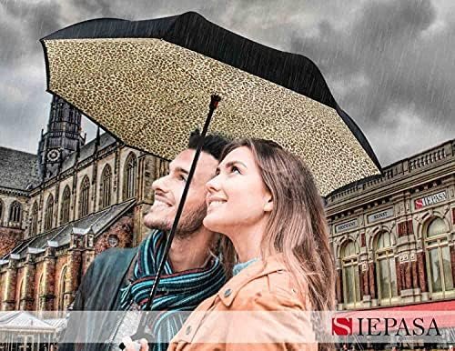SIEPASA 49/56 Inch Inverted Reverse Upside Down Umbrella, Extra Large Double Canopy Vented Windproof Waterproof Stick Golf Umbrellas with C-shape Handle. - Image 2
