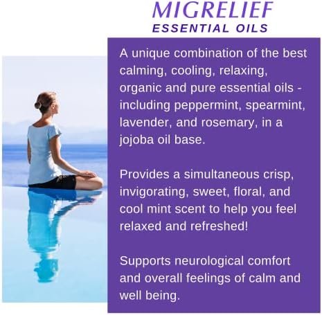 MigreLief Comfort Stick, Migraine and Headache Essential Oil Roll-On - Peppermint Lavender - 10ml - Image 4