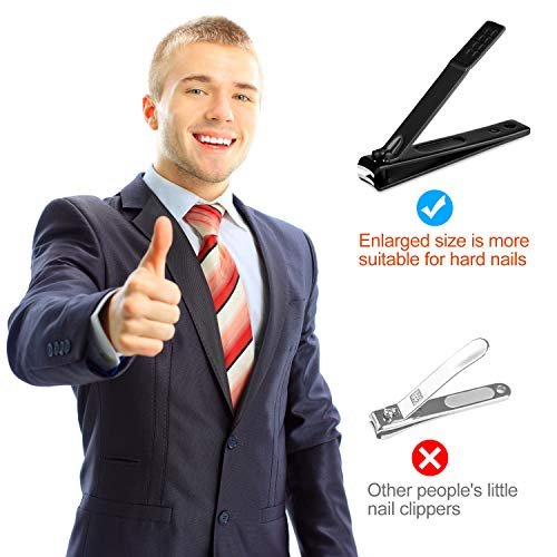 Manicure Set Personal Care Nail Clipper Kit Manicure Professional Manicure Pedicure Set Mens Accessories Personal Care Set Nail Grooming Kit Present for Men Husband Boyfriend Parent - Image 8
