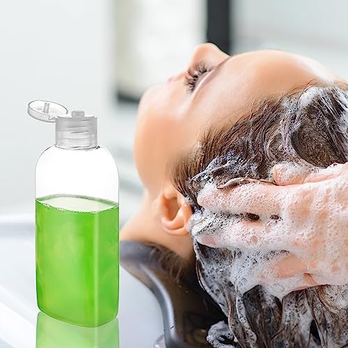 Travel Size Containers Plastic Travel Bottles Leak Proof Squeeze Bottles with Flip Cap TSA Approved 3.4oz/100ml Travel Bottles for Toiletries, Shampoo, Conditioner & Lotion (5 Pack) - Image 5