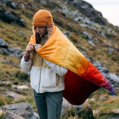 Rumpl The NanoLoft Puffy Blanket | Indoor Outdoor Camping Blanket for Traveling, Picnics, Beach Trips, Concerts | 32" x 52" | Black, Travel - Image 7
