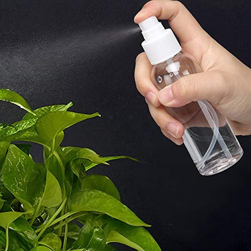 Fine Mist Spray Bottle 3.4oz/100ml Clear Travel Bottles Leak Proof for Makeup Cosmetic Containers (CLEAR) - Image 4