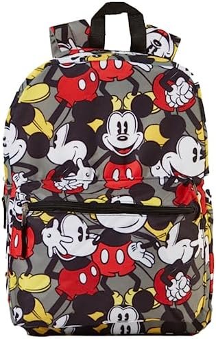 Disney Mickey Mouse Backpack for Kids or Adults, 16 inch