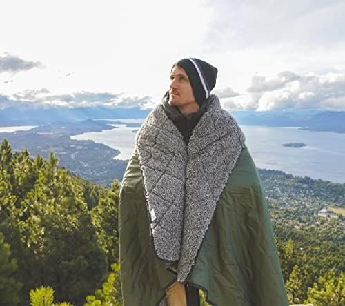 Sherpa Waterproof Outdoor Blanket. Large Sherpa Stadium & Camping Blankets for Cold Weather. Perfect for Picnic, Concerts, Grass, Car, Boat. Windproof, Extra Warm, Machine Washable. - Image 7