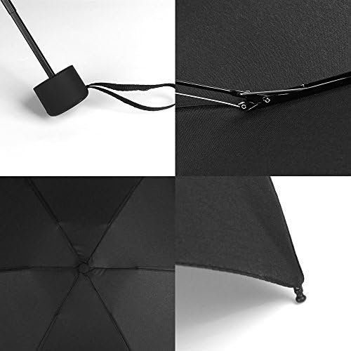 GAOYAING Travel Umbrella Mini Umbrellas for Rain Sun&Rain Lightweight Small UV Sun Umbrella Compact Suit for Pocket with Case - Image 6