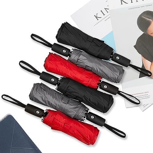 Portable Travel Umbrella: Windproof, Compact, and Folding Design - Heavy Duty, Automatic Open Close, Collapsible - Rain & Wind Resistant - Ideal for Car, Backpack, Men, Women. (42in/46in) - Image 7
