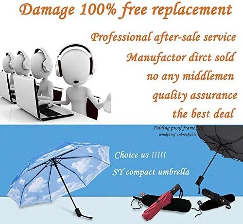 SY COMPACT Travel Umbrella Windproof Automatic Umbrellas-Factory Outlet umbrella - Image 7