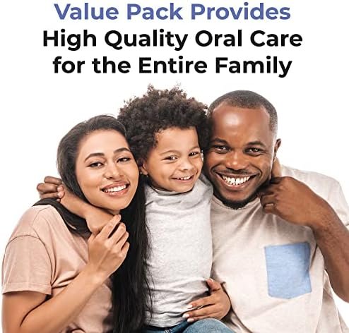 Reach Essentials Toothbrush with Toothbrush Caps, Multi-Zoned Angled Soft Bristles, Contoured Handle, Tongue Scraper, 6 Count - Image 6