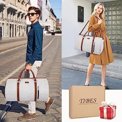 Convertible Garment Duffel Bag for Travel - Carry On Garment Bags With Toiletry Bag Large Weekender Bag for Men Women 2 in 1 Hanging Suitcase Suit Travel Duffel Overnight Bags 4pcs Set - Image 7