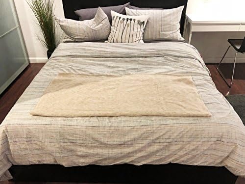 Handmade Soft Wool Shawl Wrap Pashmina Mothers Day or Christmas Gift Wearable Blanket, Over Sized Winter Scarf 50" x 72" Nepali Blanket Throw - Beige for Women - Image 7