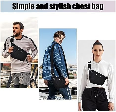 Fibrdoo Anti Theft Crossbody Bag for Women Men, Travel Purse Anti Theft Crossbody Sling Bag Shoulder Bag for Casual - Image 2