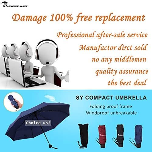 SY COMPACT Travel Umbrella - Lightweight Portable Mini Compact umbrellas-Factory outlet shop - Image 7