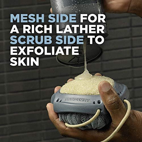 DOVE MEN + CARE Shower Tool For Stronger, Healthy-Feeling Skin Active Clean Scrubs and Exfoliates for a Deeper Clean With Body Wash, 4 Pack - Image 3