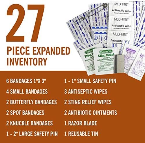 Coleman All Purpose Mini First Aid Kit - Compact & Affordable Emergency Preparedness with First Aid Assortment - 27 Pieces – Travel Friendly - Image 7