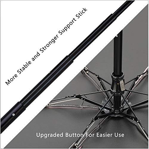 GAOYAING Travel Umbrella Mini Umbrellas for Rain Sun&Rain Lightweight Small UV Sun Umbrella Compact Suit for Pocket with Case - Image 4