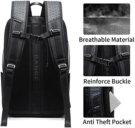 BANGE Travel Backpacks,Weekender Carry On Backpack, Waterproof Men's Business Laptop Backpack for 15.6inch - Image 6