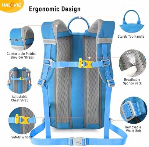 HALOVIE Kids Travel Backpack Lightweight Small Kids Daypack Preschool Kindergarten Children SchoolBag for Boys Girls - Image 4