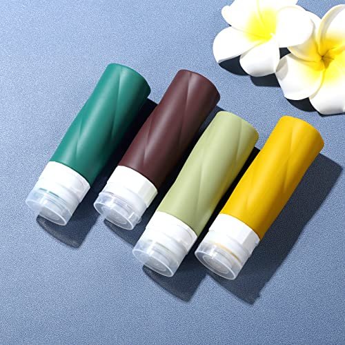 Gemice Travel Bottles for Toiletries, 3oz Tsa Approved Travel Size Containers BPA Free Leak Proof Travel Tubes Refillable Liquid Travel Accessories with Clear Toiletry Bag (4 Pack) - Image 6