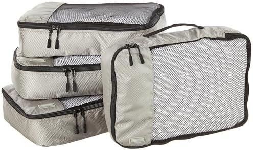 Amazon Basics Polyester Cube Durability Zipper Storage Bag