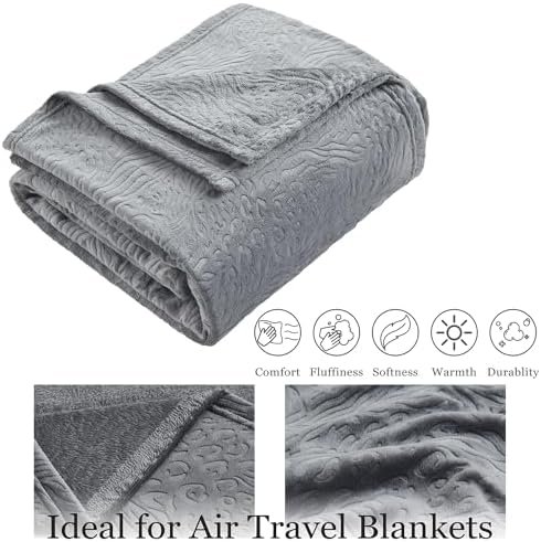 Commollis Travel Blanket Airplane Compact - 2 in 1 Airplane Travel Accessory, from Airplane Blanket to Travel Pillow, with Luggage Strap, Soft Handles and Security Pockets - Image 5