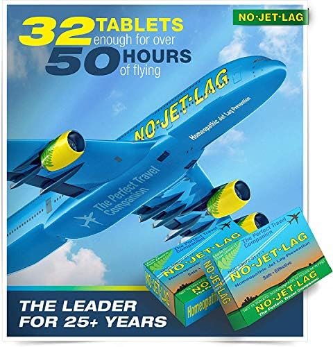 Miers Laboratories No Jet Lag Homeopathic Jet Lag Remedy (1 Pack, 32 Chewable Tablets), Travel Must Have, Flight Essential for Jet Lag Relief, Plant-Based. - Image 3