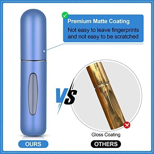 9 Pack 5ml Perfume Travel Refillable Mini Spray Bottles Atomizer Travel Perfume Bottle Refillable Empty Small Mister Spray Bottle for Travel Accessories - Image 3