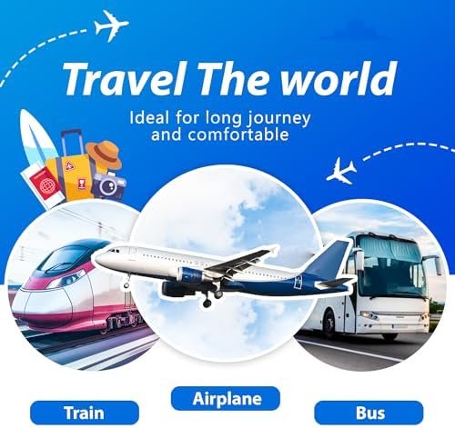 Airplane Foot Hammock for Plane Travel - Airplane Foot Rest Travel Accessories Foot Rest for Air Travel - Airplane Travel Essentials for Women/Man Long Flight Must Haves - Travel Gifts for Women/Man - Image 5