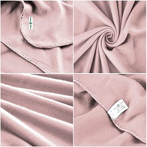 Fleece Throw Blanket Set Bulk for Travel Kids Outdoor Wedding Pet (Assorted #2, Pack of 6 50x60 Inches) - Image 3