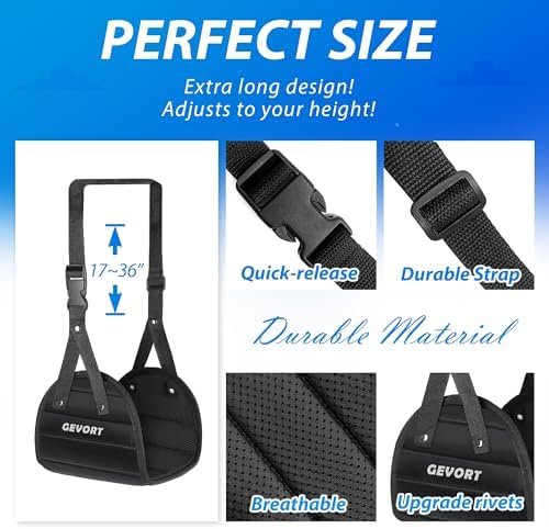 Airplane Foot Hammock for Plane Travel - Airplane Foot Rest Travel Accessories Foot Rest for Air Travel - Airplane Travel Essentials for Women/Man Long Flight Must Haves - Travel Gifts for Women/Man - Image 4