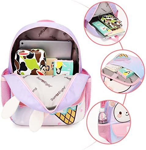 Cute Waterproof Toddler Backpack Girls for Boys 3D Animal Cartoon Rabbit Girls kids Bag for Baby Suitable for 1-5 Years Kids Backpack for Girls Travel(Little White Rabbit) - Image 4