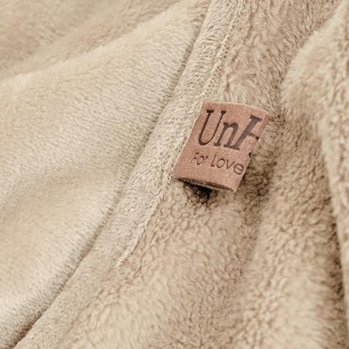 UnHide Lil Marsh Traveler - Travel Blanket - Faux Fur Blanket - Durable, Lightweight, Extra Soft Blanket - Machine Washable - Beige Bear (50” x 60”) - Image 3